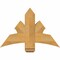 Ekena Millwork Davenport Rough Sawn Timber Gable Bracket, Western Red Cedar, 36"W x 24"H x 6"D x 6"F, 16/12 Pitch GBW036X24X0606DAV00RWR - alternate 1